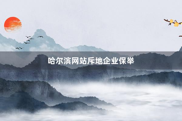 哈尔滨网站斥地企业保举